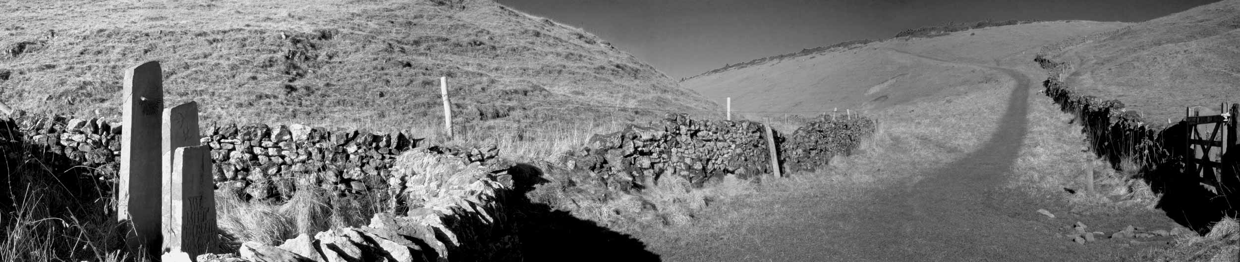 Panoramic view of the Long Dale site photographed by Rose Butler as part of the InscribeNOW residency