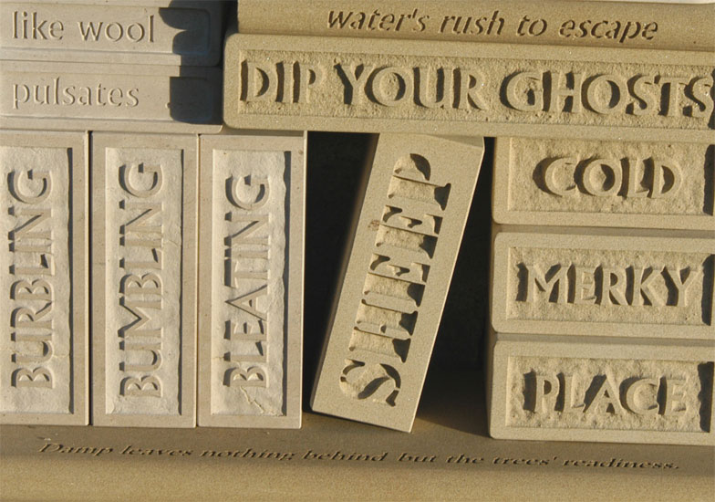 Stones at the Bradford Dale sheep dip