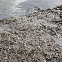 Details of the Clapper bridge over Rowlow Brook