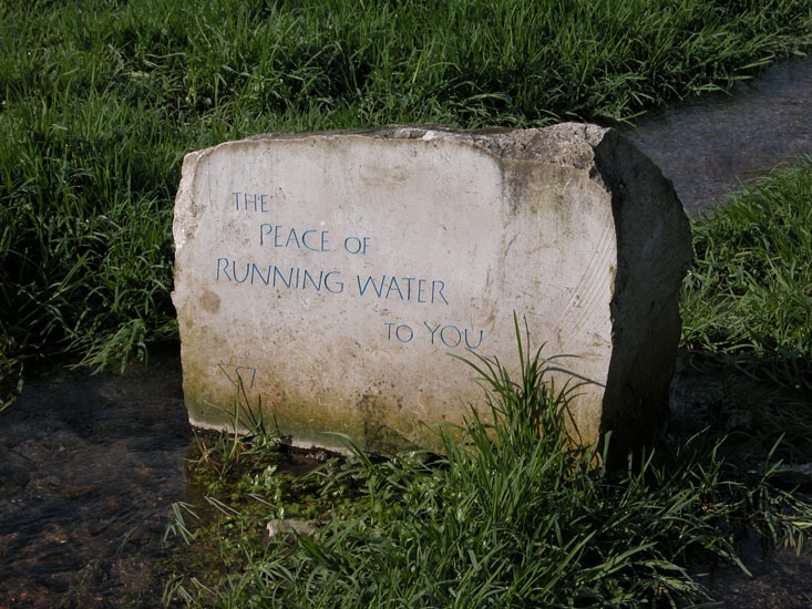 Stone at at Rowlow Brook