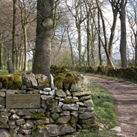 The view along Green Lane back to Middleton
