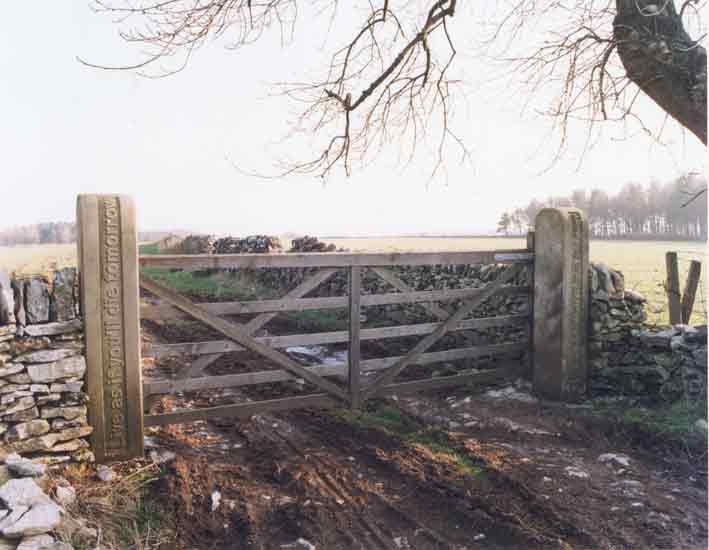 gate Posts at site 17